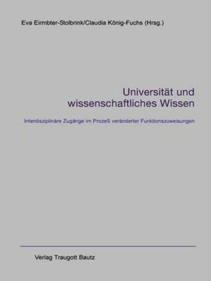 cover image of Universität und wissenschaftliches Wissen